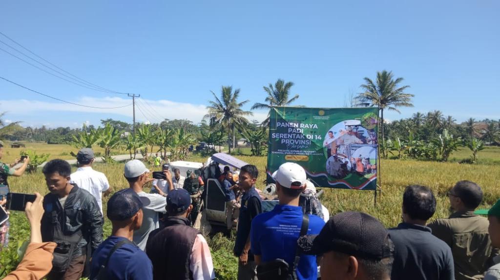 Presiden Prabowo Saksikan Panen Raya Serentak di 14 Provinsi, Malingping Jadi Titik Fokus Nasional